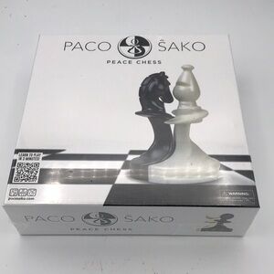New in Sealed Box PACO SAKO Peace Chess Board‎ Game 2 Players Ages 6+